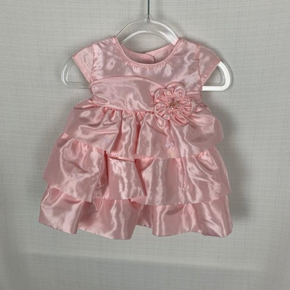 Isobella & Chloe Pink Ruffle Dress